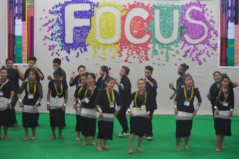 Young Girls Praising God