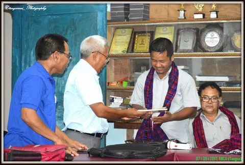 Felicitation by TBCA (Tangsa)