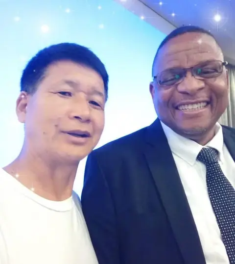Rev. Tage Donyi, Vice President ABCC with BWA President Paul Msiza